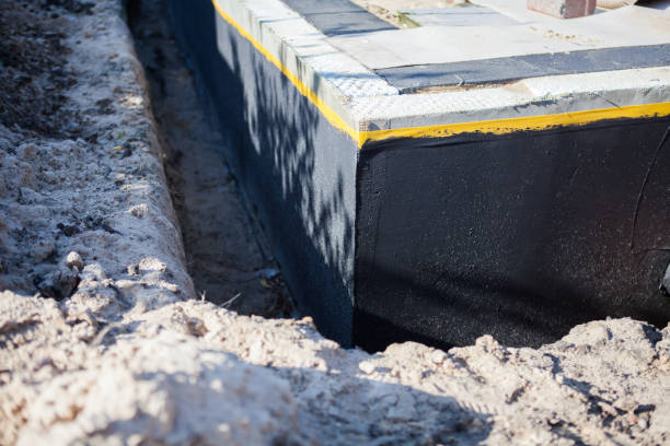Residential Waterproofing installation at a Woodbury, NJ home by SJ Waterproofing Pros